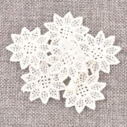Flower White Lace Applique Mesh Trim For Sew On Guipure Fabric Wedding Supplies Home Decoration