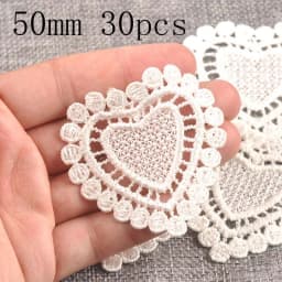 Flower White Lace Applique Mesh Trim For Sew On Guipure Fabric Wedding Supplies Home Decoration