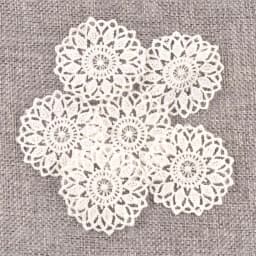 Flower White Lace Applique Mesh Trim For Sew On Guipure Fabric Wedding Supplies Home Decoration