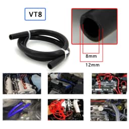 2M Length Silicone Vacuum Tube Hose Silicon Tubing 3MM 4MM 6MM 8MM 10MM 12MM 14MM 16MM Blue Auto parts Universal