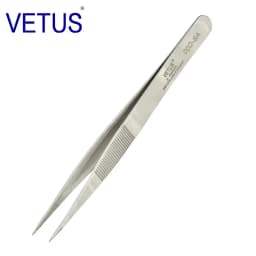 VETUS Original 32-SA Tweezers Hyperfine High Precision Non-magnetic Anti-acid Pincers Eyelashes Grafting Manicure ESD Forceps