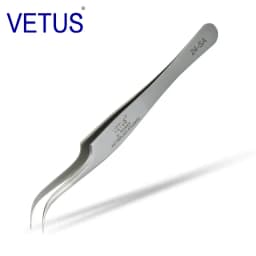 VETUS Original 32-SA Tweezers Hyperfine High Precision Non-magnetic Anti-acid Pincers Eyelashes Grafting Manicure ESD Forceps