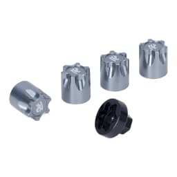 Metal Wheel Rim Center Cap Dust Cap M4 Nut 4PCS for 1/10 RC Crawler Car Axial SCX10 D90 TRX4 TF2 CC01 Capra Upgrade