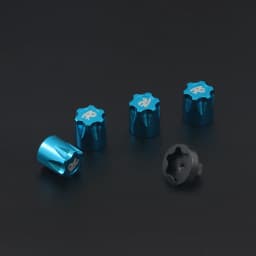 Metal Wheel Rim Center Cap Dust Cap M4 Nut 4PCS for 1/10 RC Crawler Car Axial SCX10 D90 TRX4 TF2 CC01 Capra Upgrade
