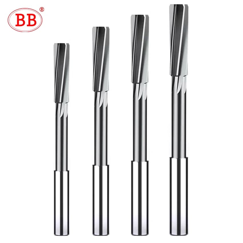 BB Reamer HSS Cobalt Wear Resistant High Precision H7 Diameter 2mm-16mm Left Spiral Flute Hole Drill Metal Steel Aluminum Tool