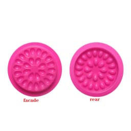 100Pcs Disposable Eyelash Glue Pallet Eyelash Extension Glue Pads Stand Eyelash Plastic Transparent Glue Holder Glue Gasket