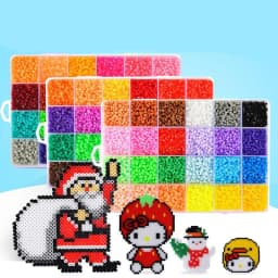 2.6mm 24/48 Colors Hama Beads Education Iron Beads 3D Puzzle Beads Ironing Guarantee Perler Fuse Beads DIY Toy Miçangas