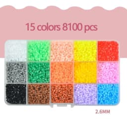 2.6mm 24/48 Colors Hama Beads Education Iron Beads 3D Puzzle Beads Ironing Guarantee Perler Fuse Beads DIY Toy Miçangas