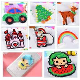 2.6mm 24/48 Colors Hama Beads Education Iron Beads 3D Puzzle Beads Ironing Guarantee Perler Fuse Beads DIY Toy Miçangas