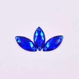 JUNAO 100pcs 7*15mm Pink AB Sewing Rhinestones Flatback Horse Eye Stone Sew On Strass Crystal Loose Acrylic Beads For Needlework