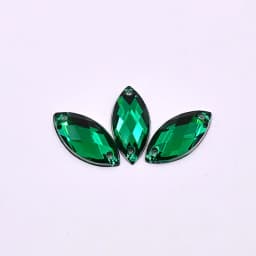 JUNAO 100pcs 7*15mm Pink AB Sewing Rhinestones Flatback Horse Eye Stone Sew On Strass Crystal Loose Acrylic Beads For Needlework