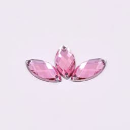 JUNAO 100pcs 7*15mm Pink AB Sewing Rhinestones Flatback Horse Eye Stone Sew On Strass Crystal Loose Acrylic Beads For Needlework