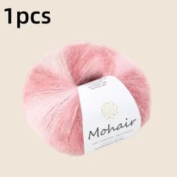 Gradient Mohair Soft Cotton Yarn DIY Crochet Hand Knitting Yarn Segment Dyed Wool Yarn For Baby Sweater Hat Scarf