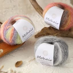Gradient Mohair Soft Cotton Yarn DIY Crochet Hand Knitting Yarn Segment Dyed Wool Yarn For Baby Sweater Hat Scarf