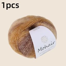 Gradient Mohair Soft Cotton Yarn DIY Crochet Hand Knitting Yarn Segment Dyed Wool Yarn For Baby Sweater Hat Scarf