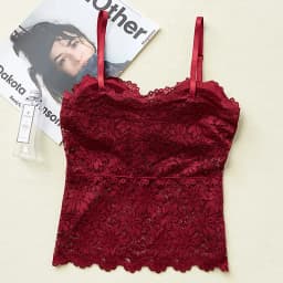 Lace Bra Top Women's Floral Lace Bralette Sexy Lingerie Non-wire Underwear Adjustable Straps Camisoles Bra Removable Pads