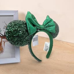 Disney Mickey Mouse Ear Headband Wave Point Big Bows EARS COSTUME Headband Cosplay Plush Adult/Kids Headband Gift