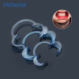 VVDental 5PCS/Set C shape Retractor Mouth Opener Mouth Spreader Lip Shape Opener Dentist Oral Clean Orthodontic Tools