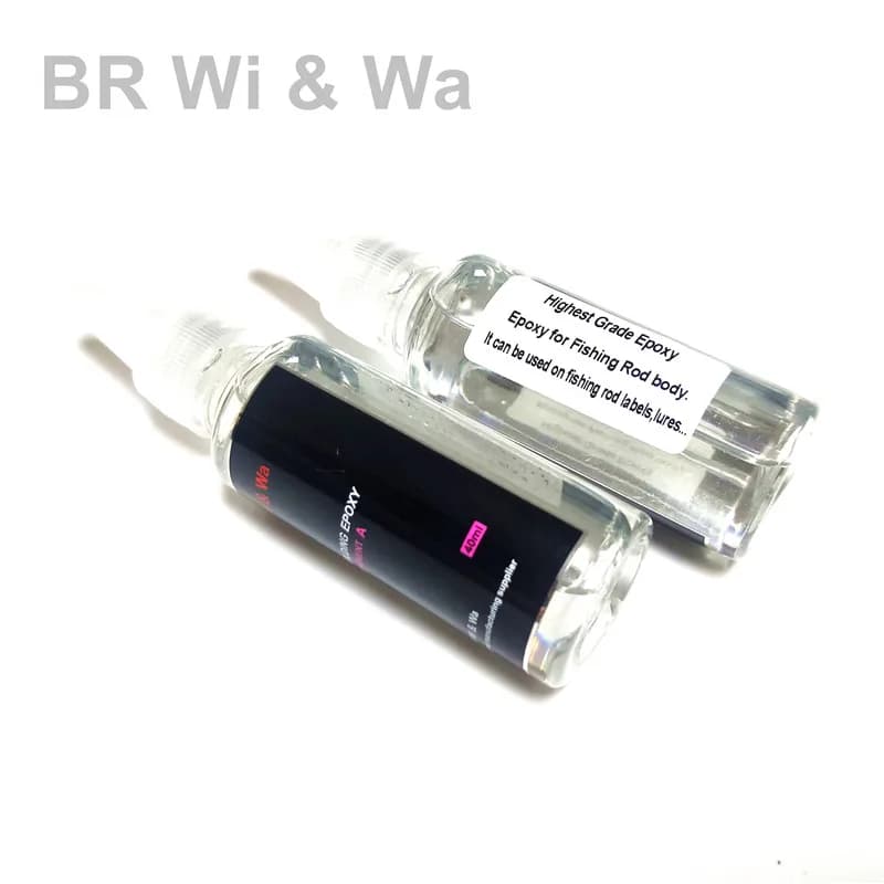 BR Wi& Wa High Grade Epoxy Resin 1:1 AB Epoxy Crystal Glue For DIY Fishing rod paint,fishing rod label,fishing lure