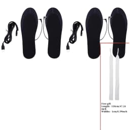 USB Heated Shoe Insoles Feet Warm Sock Pad Mat Electrically Heating Insoles Washable Warm Thermal Insoles Unisex WJ014 Insoles