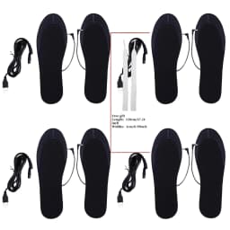 USB Heated Shoe Insoles Feet Warm Sock Pad Mat Electrically Heating Insoles Washable Warm Thermal Insoles Unisex WJ014 Insoles