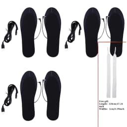 USB Heated Shoe Insoles Feet Warm Sock Pad Mat Electrically Heating Insoles Washable Warm Thermal Insoles Unisex WJ014 Insoles