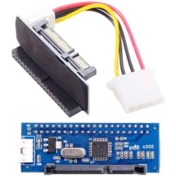 IDE/PATA 40Pin Disk To SATA Female Converter Adapter PCBA For Desktop & 3.5" Hard Disk Drive With 7Pin-SATA Data Cable