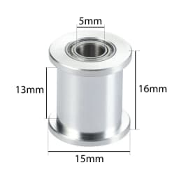 Mellow 3D Printers Parts 1pcs GT2 Idler Timing Pulley 20 Tooth Wheel Bore 5mm Aluminium Gear Teeth for GT2 Timing Belt 6MM