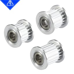 Mellow 3D Printers Parts 1pcs GT2 Idler Timing Pulley 20 Tooth Wheel Bore 5mm Aluminium Gear Teeth for GT2 Timing Belt 6MM