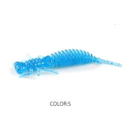Supercontinent Larva Soft Lures 50mm 62mm 85mm Artificial Lures Fishing Worm Silicone Bass Pike Minnow Swimbait Jigging Plastic