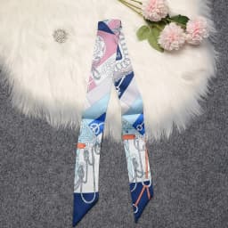 Horse Printing Bag Scarf New Small Skinny Silk Scarf Women Luxury Brand Foulard Women Tie Fashion Head Scarves For Ladies