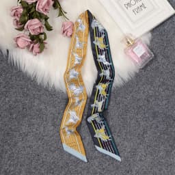 Horse Printing Bag Scarf New Small Skinny Silk Scarf Women Luxury Brand Foulard Women Tie Fashion Head Scarves For Ladies