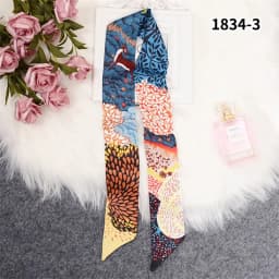 Horse Printing Bag Scarf New Small Skinny Silk Scarf Women Luxury Brand Foulard Women Tie Fashion Head Scarves For Ladies