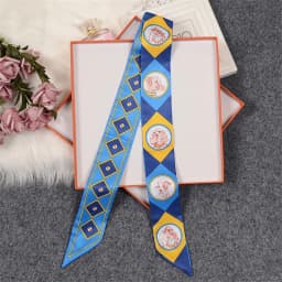 Horse Printing Bag Scarf New Small Skinny Silk Scarf Women Luxury Brand Foulard Women Tie Fashion Head Scarves For Ladies
