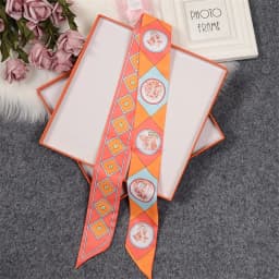 Horse Printing Bag Scarf New Small Skinny Silk Scarf Women Luxury Brand Foulard Women Tie Fashion Head Scarves For Ladies