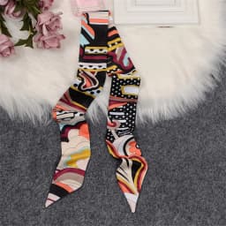 Horse Printing Bag Scarf New Small Skinny Silk Scarf Women Luxury Brand Foulard Women Tie Fashion Head Scarves For Ladies