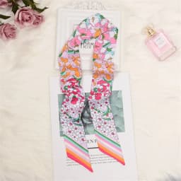 Horse Printing Bag Scarf New Small Skinny Silk Scarf Women Luxury Brand Foulard Women Tie Fashion Head Scarves For Ladies