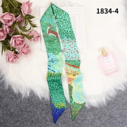 Horse Printing Bag Scarf New Small Skinny Silk Scarf Women Luxury Brand Foulard Women Tie Fashion Head Scarves For Ladies
