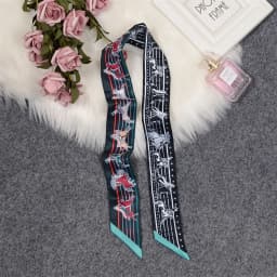 Horse Printing Bag Scarf New Small Skinny Silk Scarf Women Luxury Brand Foulard Women Tie Fashion Head Scarves For Ladies