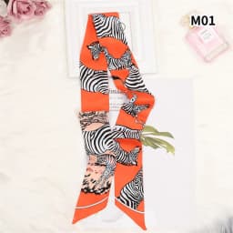 Horse Printing Bag Scarf New Small Skinny Silk Scarf Women Luxury Brand Foulard Women Tie Fashion Head Scarves For Ladies