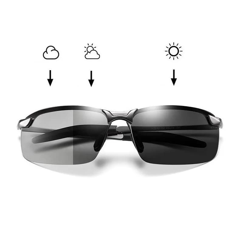 Photochromic Sunglasses Men  Driving Chameleon Glasses Male Change Color Sun Glasses Day Night Vision Driver's Eyewear