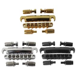 1 Set of 6 Strings Guitar Tune-O-matic Bridge and Tailpiece with Posts for LP Electric Guitar