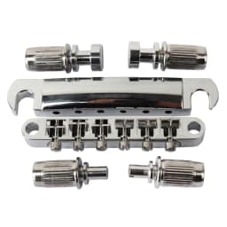 1 Set of 6 Strings Guitar Tune-O-matic Bridge and Tailpiece with Posts for LP Electric Guitar