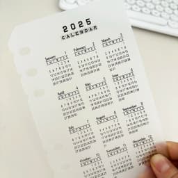 45 Sheets Business A5 A6 Loose Leaf Notebook Refill Spiral Binder Index Inside Page Monthly Weekly To Do List Paper Stationery