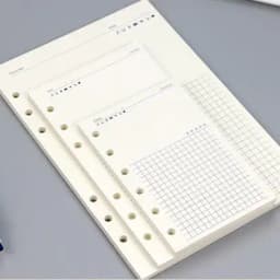 45 Sheets Business A5 A6 Loose Leaf Notebook Refill Spiral Binder Index Inside Page Monthly Weekly To Do List Paper Stationery