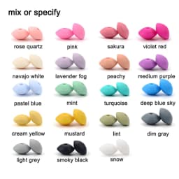 LOFCA 100pcs/lot Silicone Lentil 12mm Silicone Beads Spacer Jewelry Making Bulk DIY Necklace Bracelets Accessories For jewelry