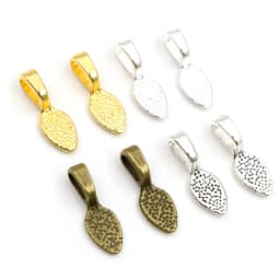 15x5mm 21x7mm 40pcs Antique/Bronze/Bright Silver Colors Plated Bail Connectors Handmade Charms Pendant:DIY for bracelet necklace