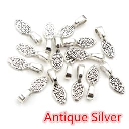15x5mm 21x7mm 40pcs Antique/Bronze/Bright Silver Colors Plated Bail Connectors Handmade Charms Pendant:DIY for bracelet necklace