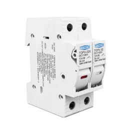 2P Parallel DC Fuse Holder 10*38mm High Voltage Solar PV 1100V TOMZN TOPV-32 Base Photovoltaic System Protection Protector GPV