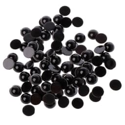 100/500pcs DIY 3-12mm Round Flat Black Eyes Plastic Eyes Eyes for Dolls Making Doll Toys Teddy Bear Eyes Doll Eyes Accessories